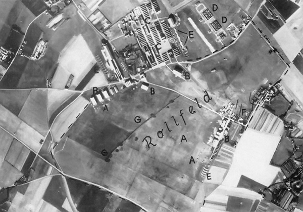 Aerial photograph of RAF Manston, 1939